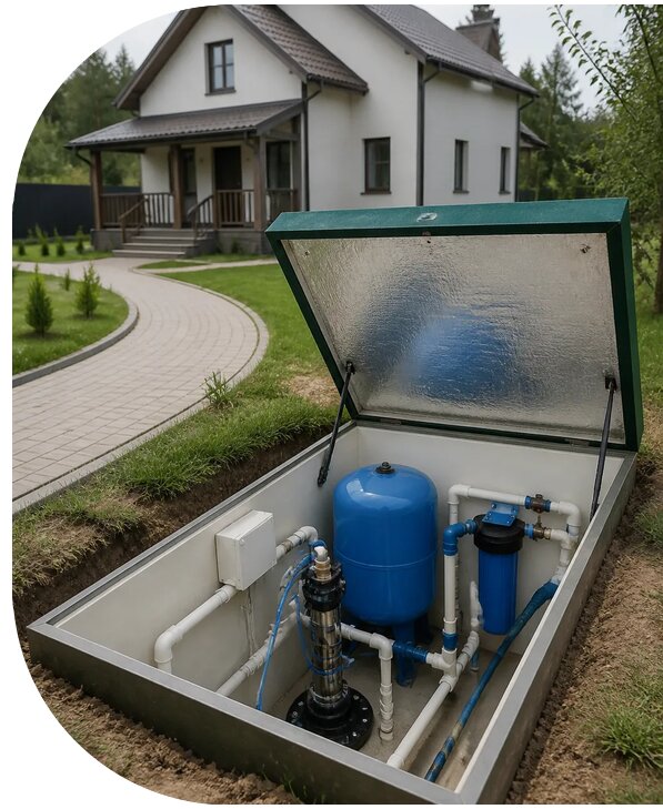 Автономное водоснабжение дома в Кинели от 152820 р. | АПаруса-Кнл